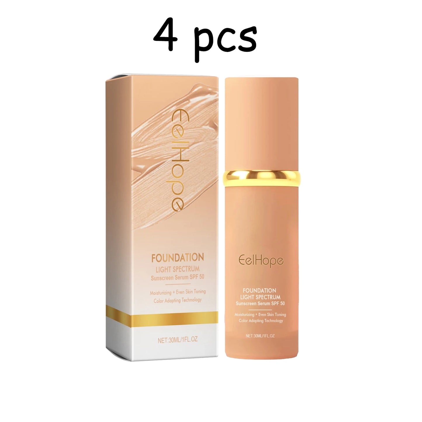 EELHOPE Face Makeup Foundation Natural Lightweight Texture Perfect Coverage Cream