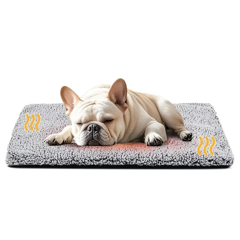 Winter Self-Heating Pet Pad Blanket for Dogs/Cats, No Electricity Thermal Mat with Anti-Slip Bottom, Warm Cushion for Puppy/Kitten