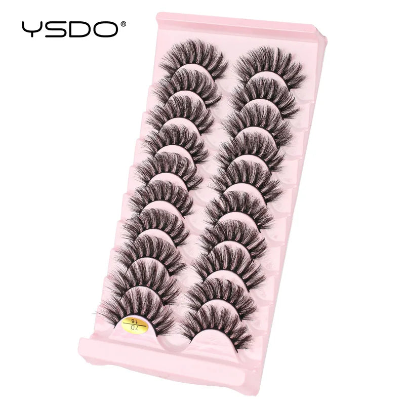 Lashes 3/7/10 3D Faux Mink Lashes Dramatic Fluffy Soft Extension Makeup Tool