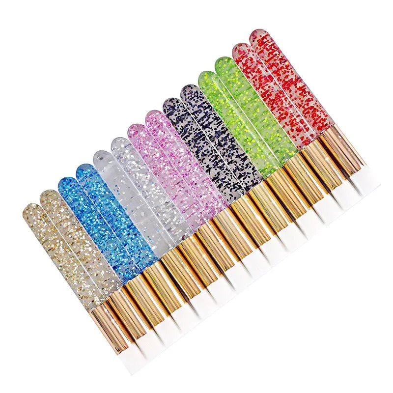 Wholesale 30/50pcs Eyelash Cleaning Brushes for Eyelash Extensions, Glitter Lash Shampoo Brushes. Nose Pore Cleansing Makeup Tools