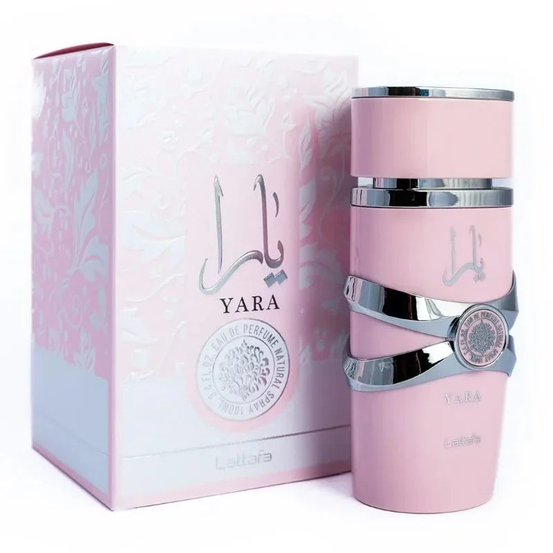 100ml Lattafa Yara Eau de Parfum Femme Spray, Original Arab Perfumes, Lasting Oriental Vanilla Pheromones Perfume Cologne.