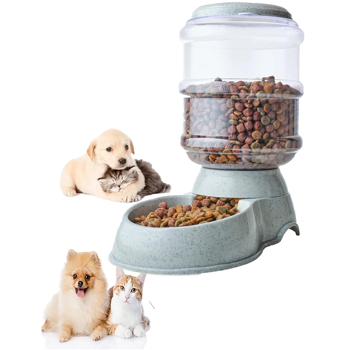 Automatic Water Dispenser Large Capacity Pet Feeder Small Dog Food Bowl and Cat Feeder Drinking Bowl Pet Feeding Drinker Water Bowl
