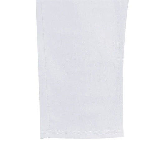 Men's Lightweight Linen Trousers with Adjustable Drawstring Waistband and Straight Leg Design.