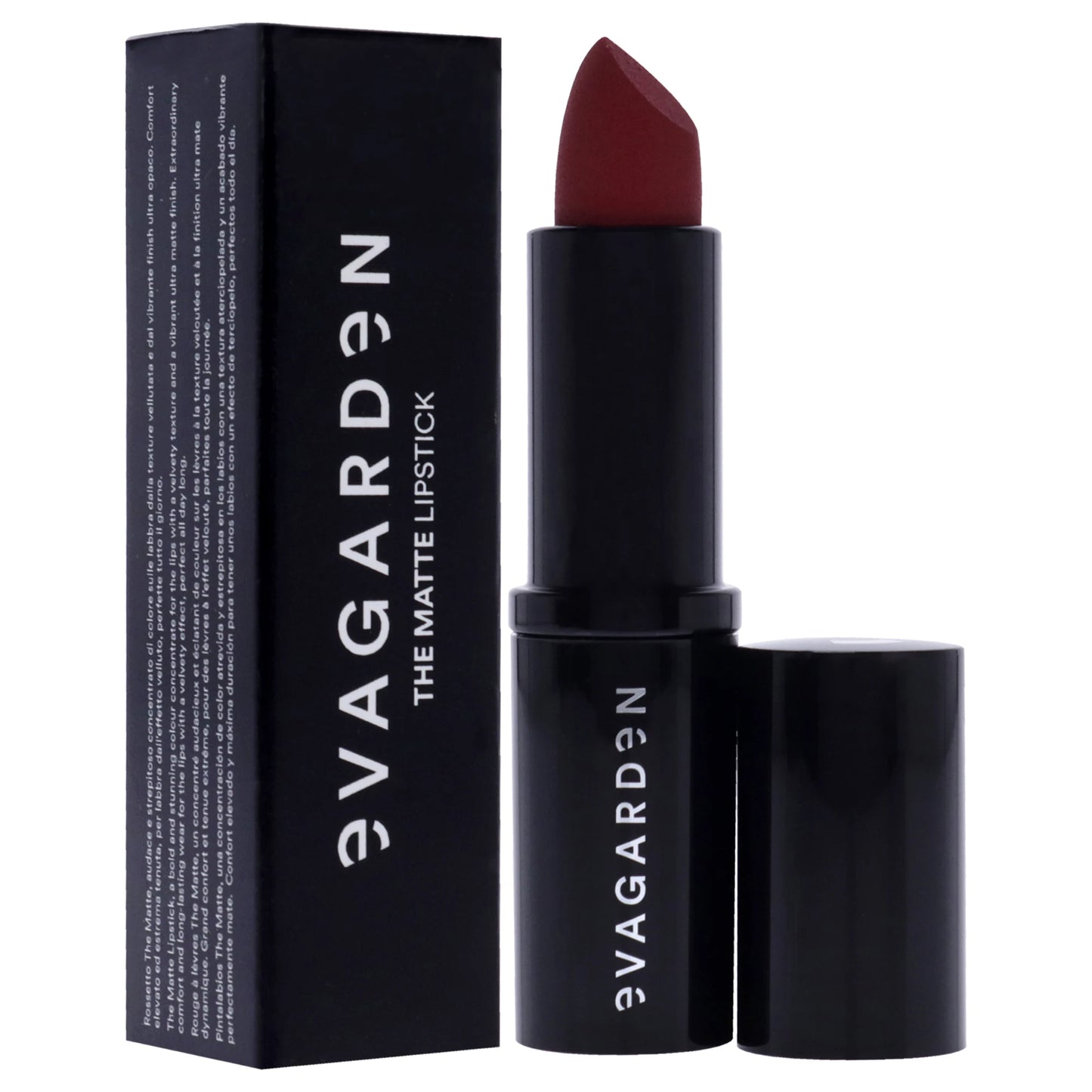 The Matte Liquid Lipstick - 633 Red Crush by Evagarden for Women - 0.10 oz