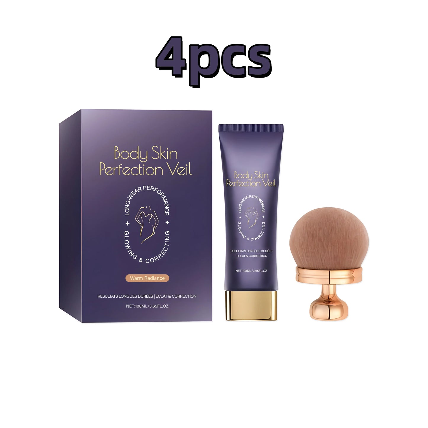 108ml Body Concealer Cream with Brush Waterproof Sweatproof Full Coverage, Tattoo Body Makeup Oil Control Lasting Concealer Cream