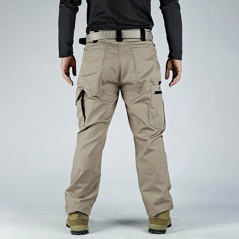 New Tactical Work Pants Men Outdoor Cargo Trousers Multi-pocket Waterproof Pant Hiking Trousers Durable Straight Work Pants