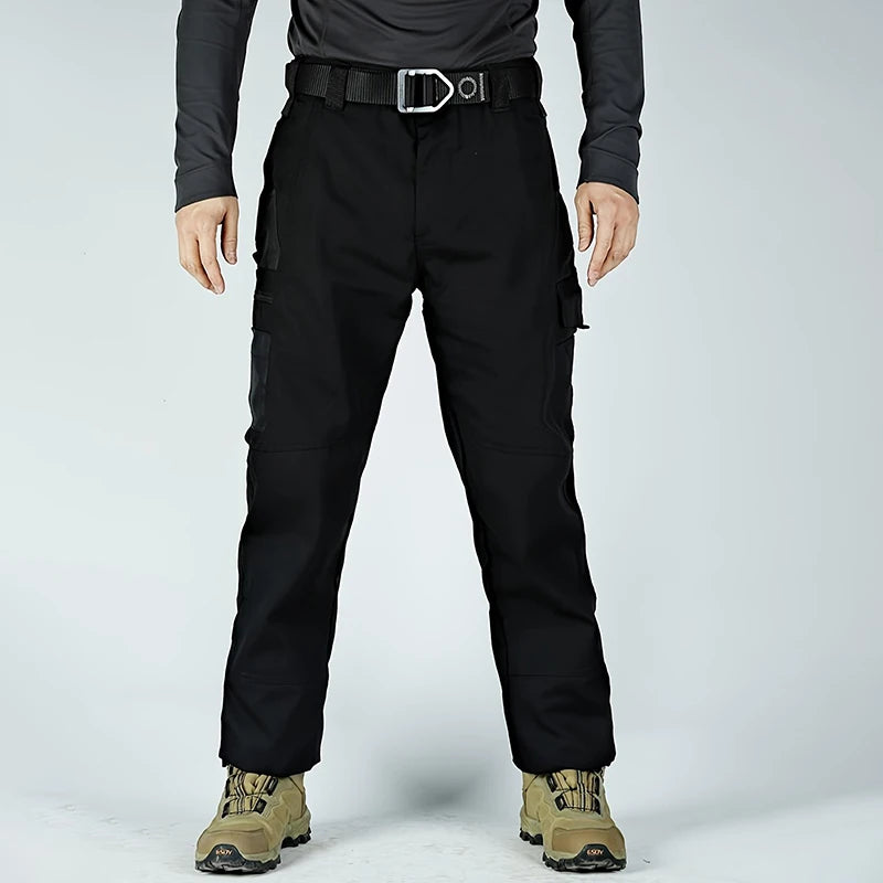 New Tactical Work Pants Men Outdoor Cargo Trousers Multi-pocket Waterproof Pant Hiking Trousers Durable Straight Work Pants
