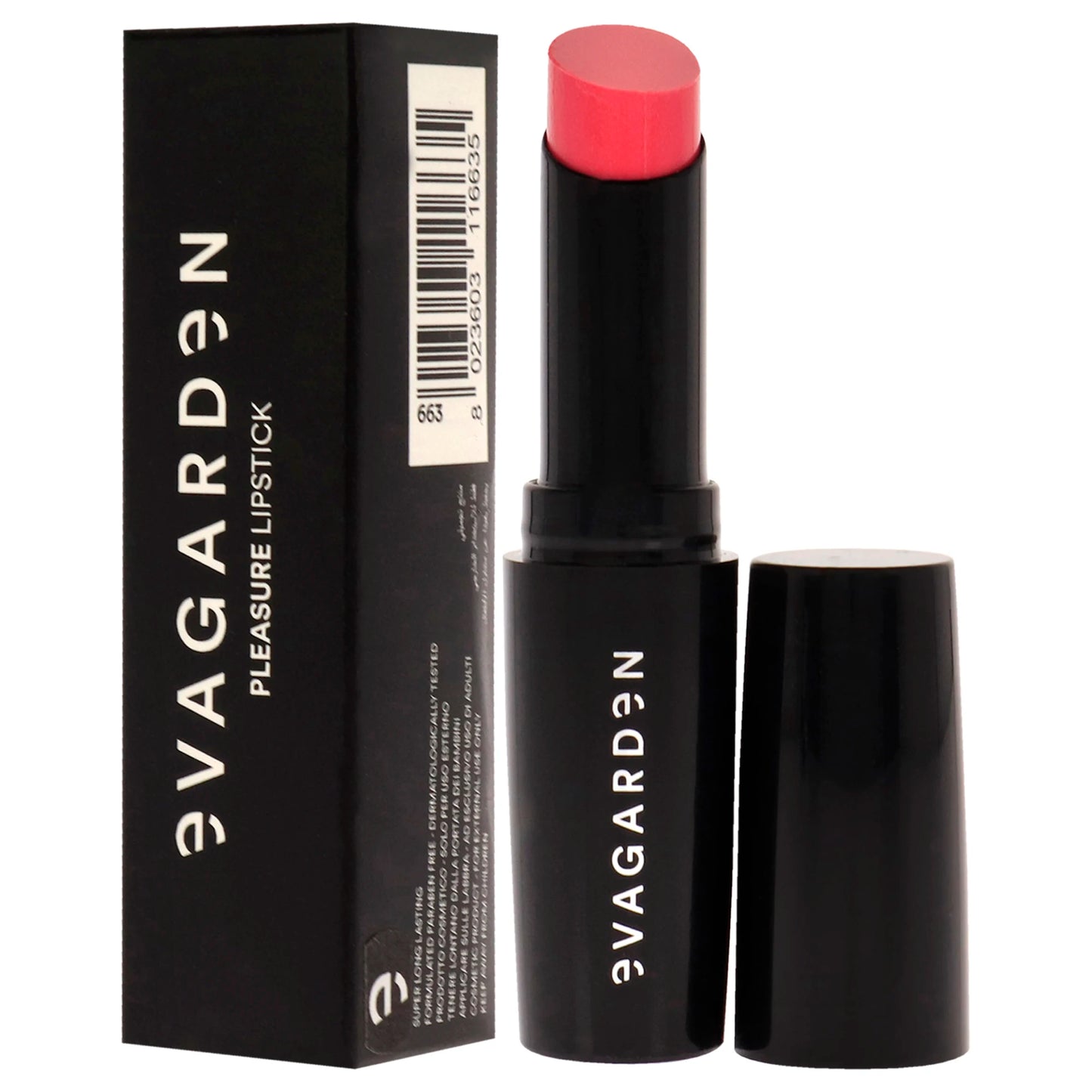 Pleasure Lipstick - 663 Camelia Rose by Evagarden for Women - 0.10 oz