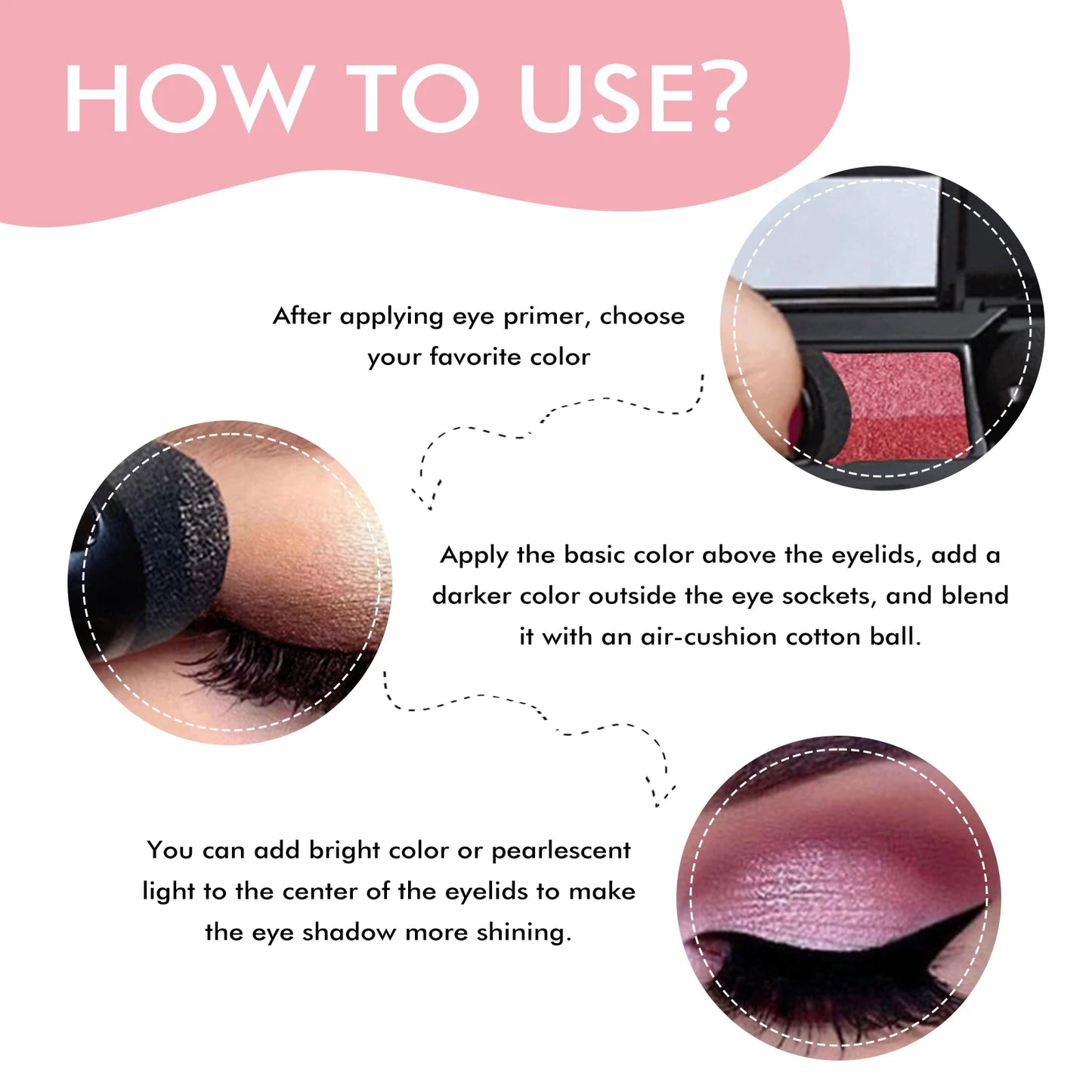 EELHOPE Lazy Eye Shadow Quick Makeup Easy Coloring Waterproof Sweatproof, Matte Women Lasting Beauty Two Color Eye Shadow Tray