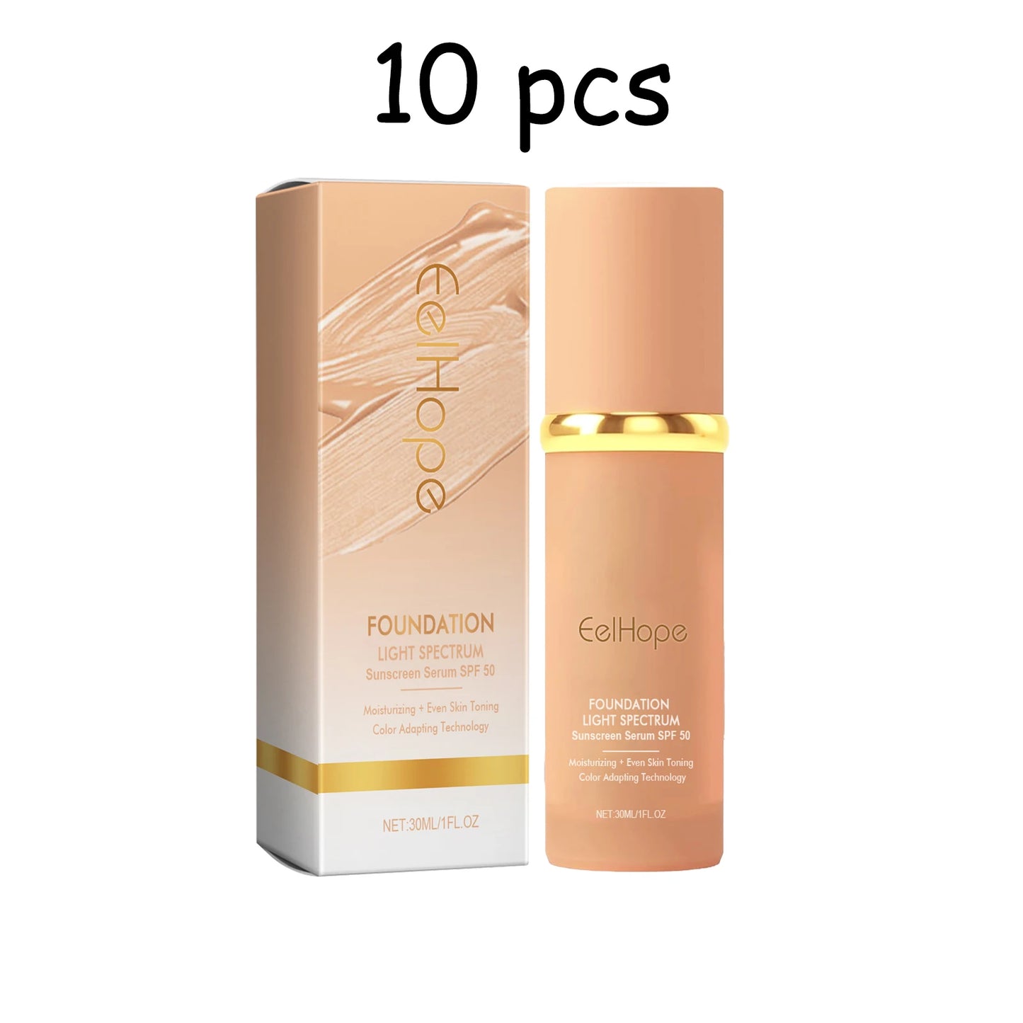 EELHOPE Face Makeup Foundation Natural Lightweight Texture Perfect Coverage Cream