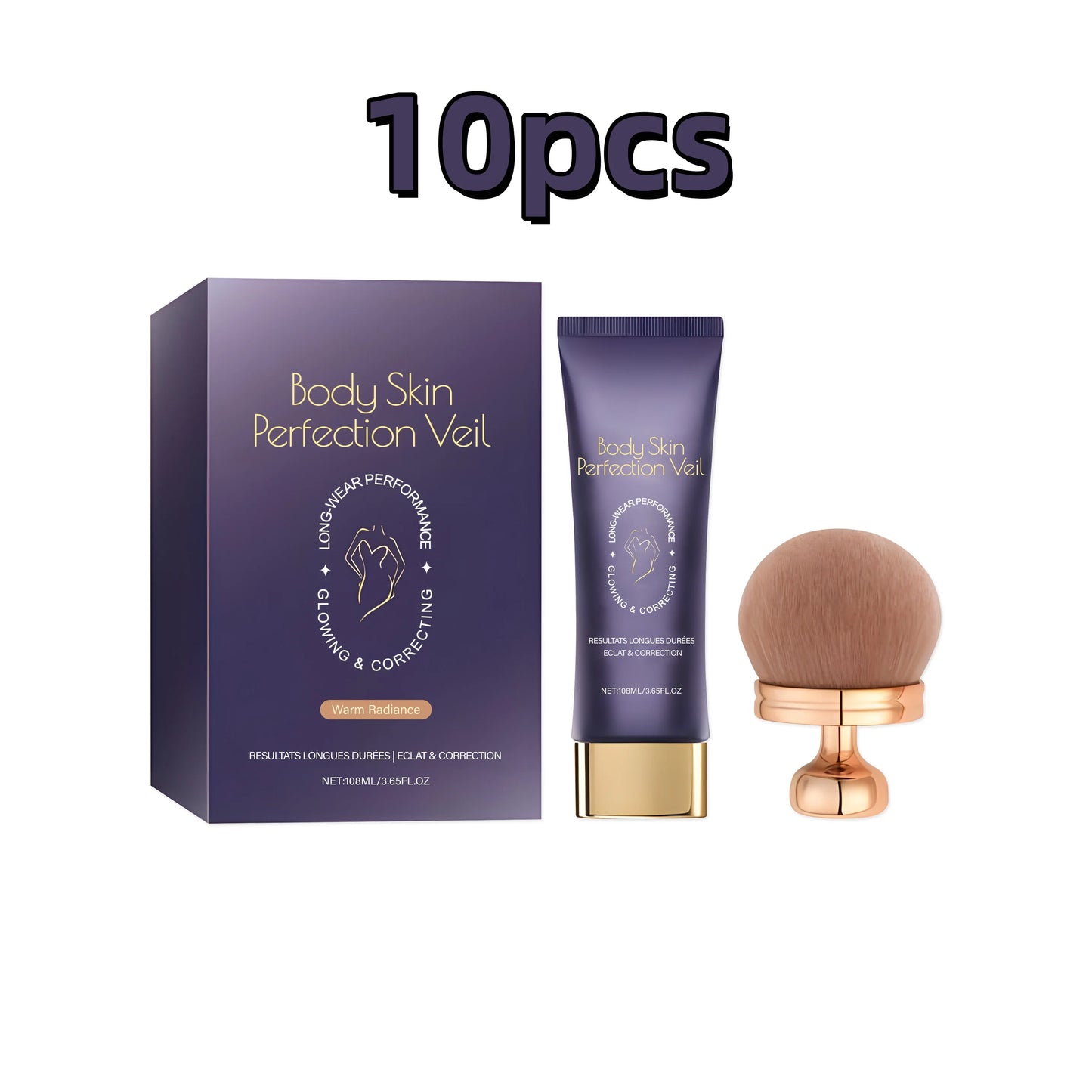 108ml Body Concealer Cream with Brush Waterproof Sweatproof Full Coverage, Tattoo Body Makeup Oil Control Lasting Concealer Cream