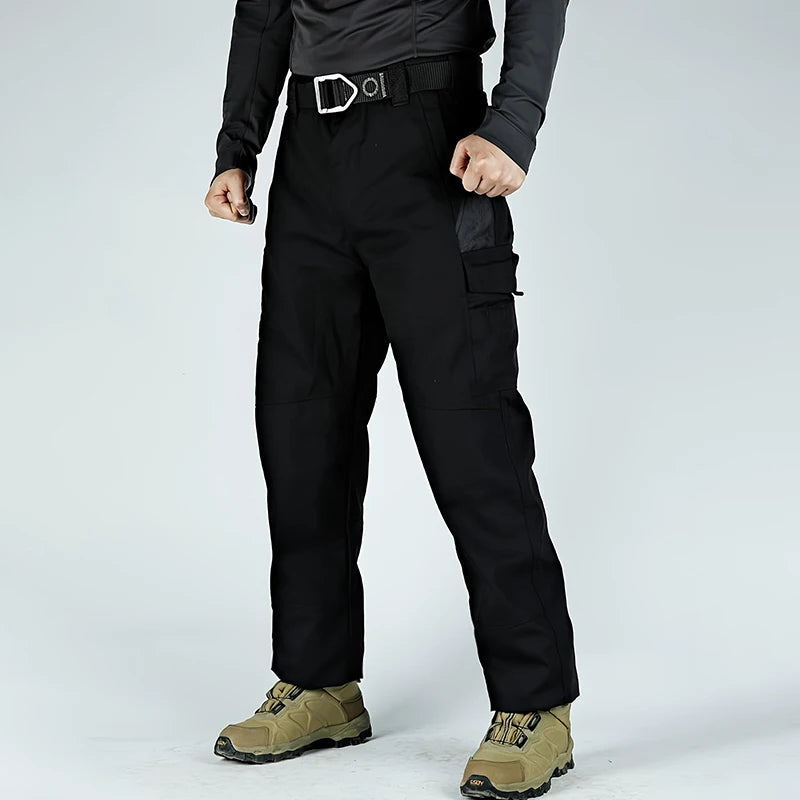 New Tactical Work Pants Men Outdoor Cargo Trousers Multi-pocket Waterproof Pant Hiking Trousers Durable Straight Work Pants