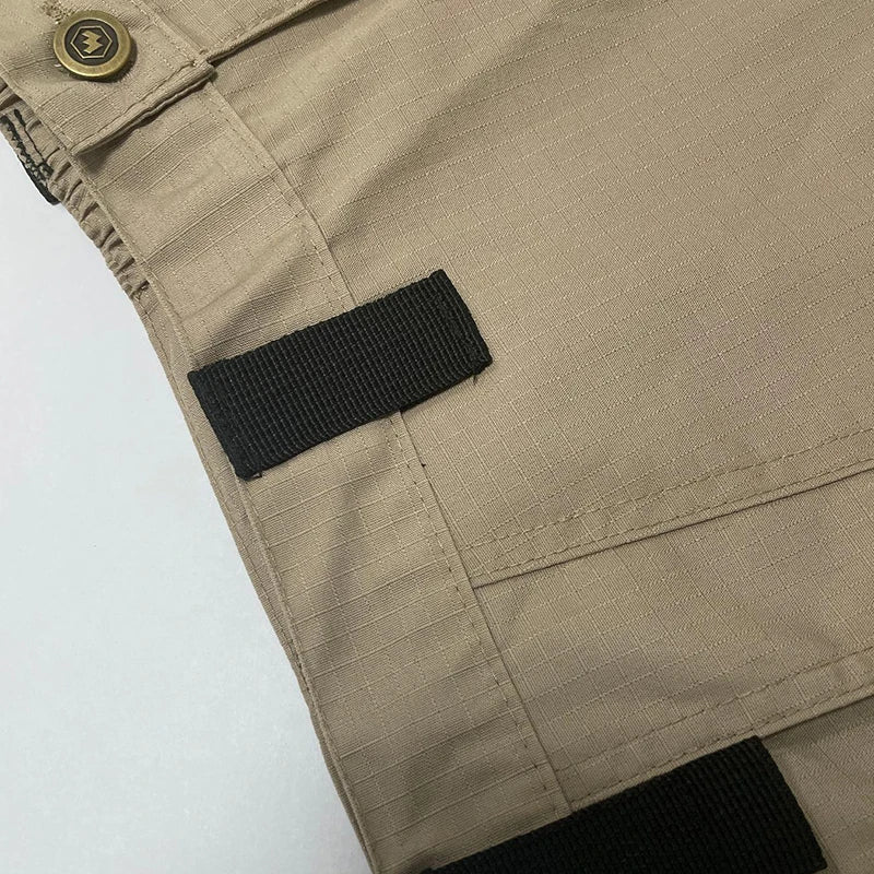 New Tactical Work Pants Men Outdoor Cargo Trousers Multi-pocket Waterproof Pant Hiking Trousers Durable Straight Work Pants
