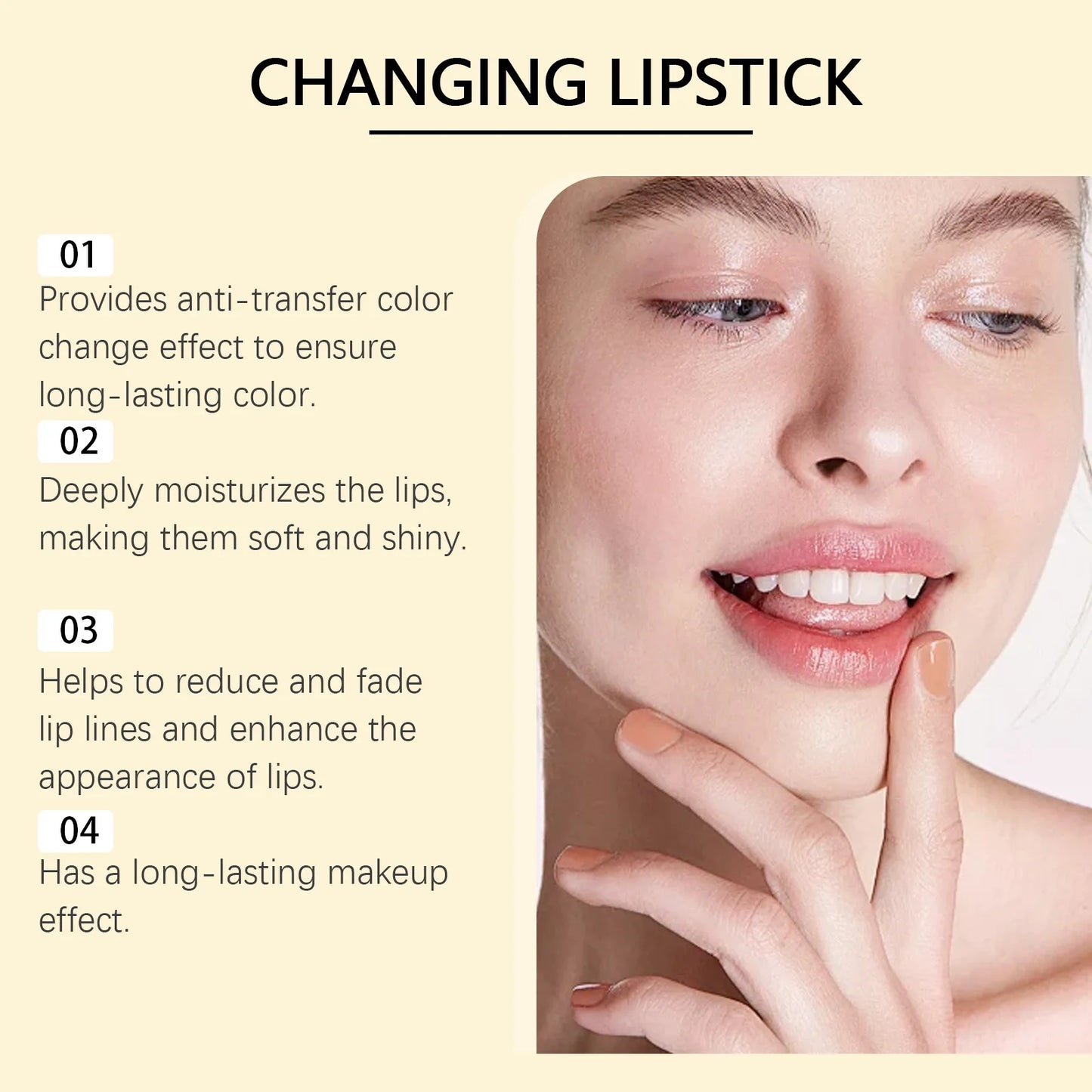 Jaysuing 3.5g Golden Nourish Lip Balm Moisturizing, Plumping, and Brightening Lip Gloss