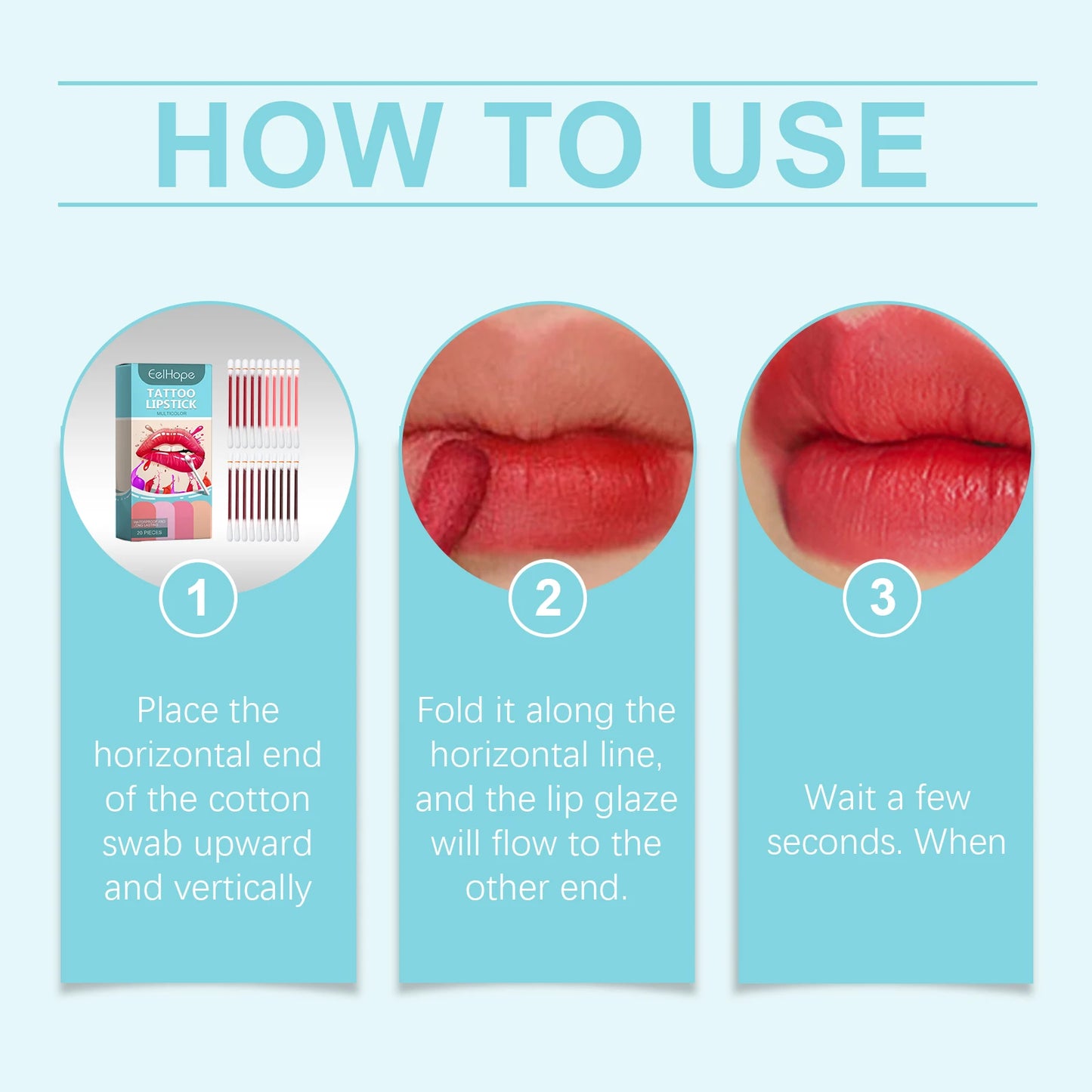 EELHOPE Tattoo Lasting, Lip Lines Enhance Waterproof Lipstick