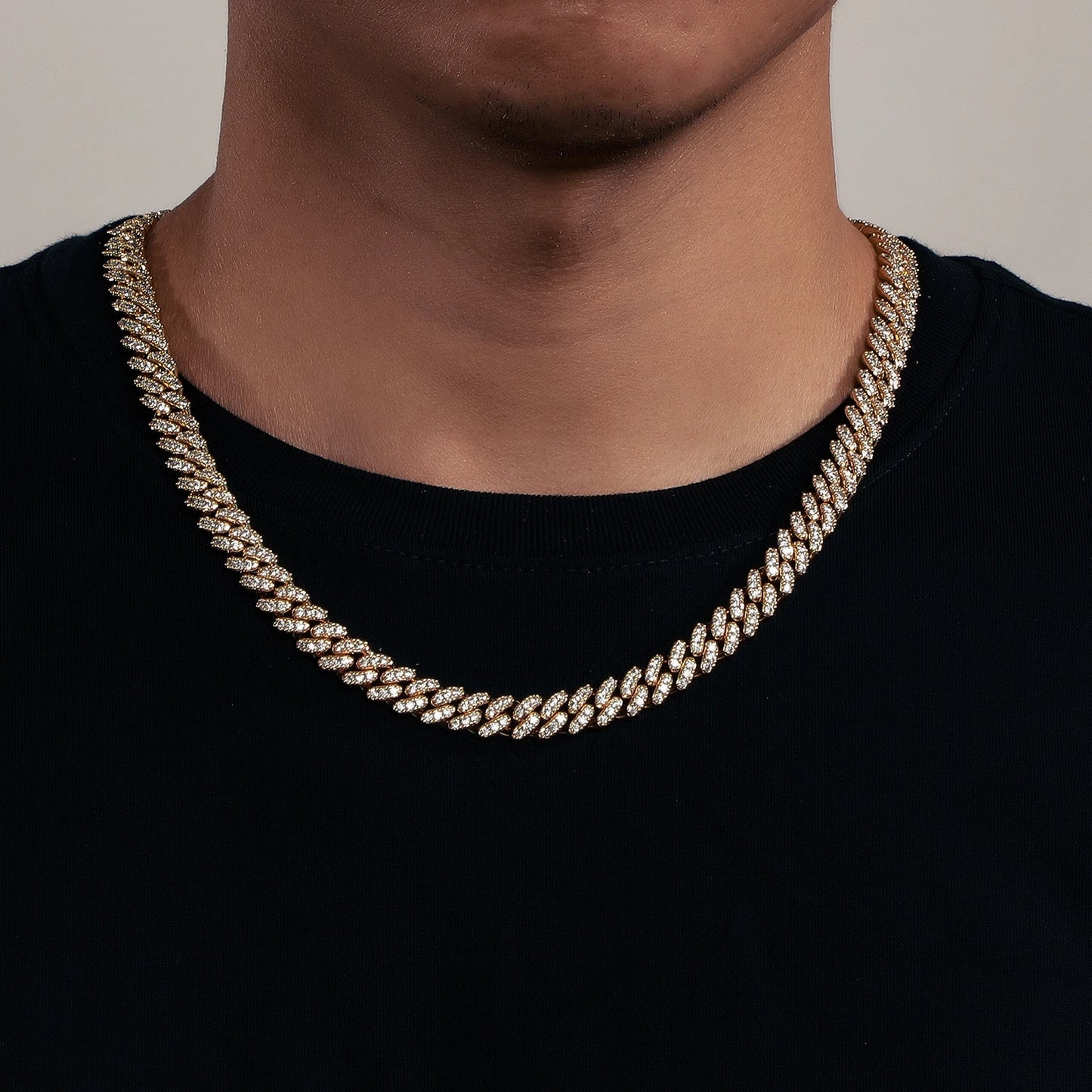 6mm 8mm Width Miami Cuban Chain Necklace For Women/Men's