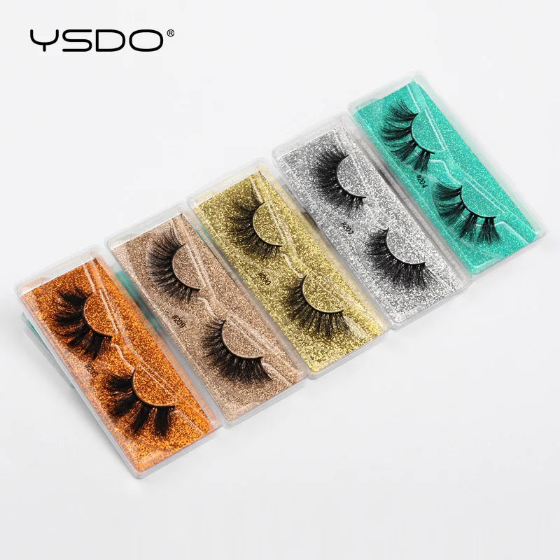 YSDO Wholesale 5/10/20/100 Pairs 3D Natural Mink Eyelashes