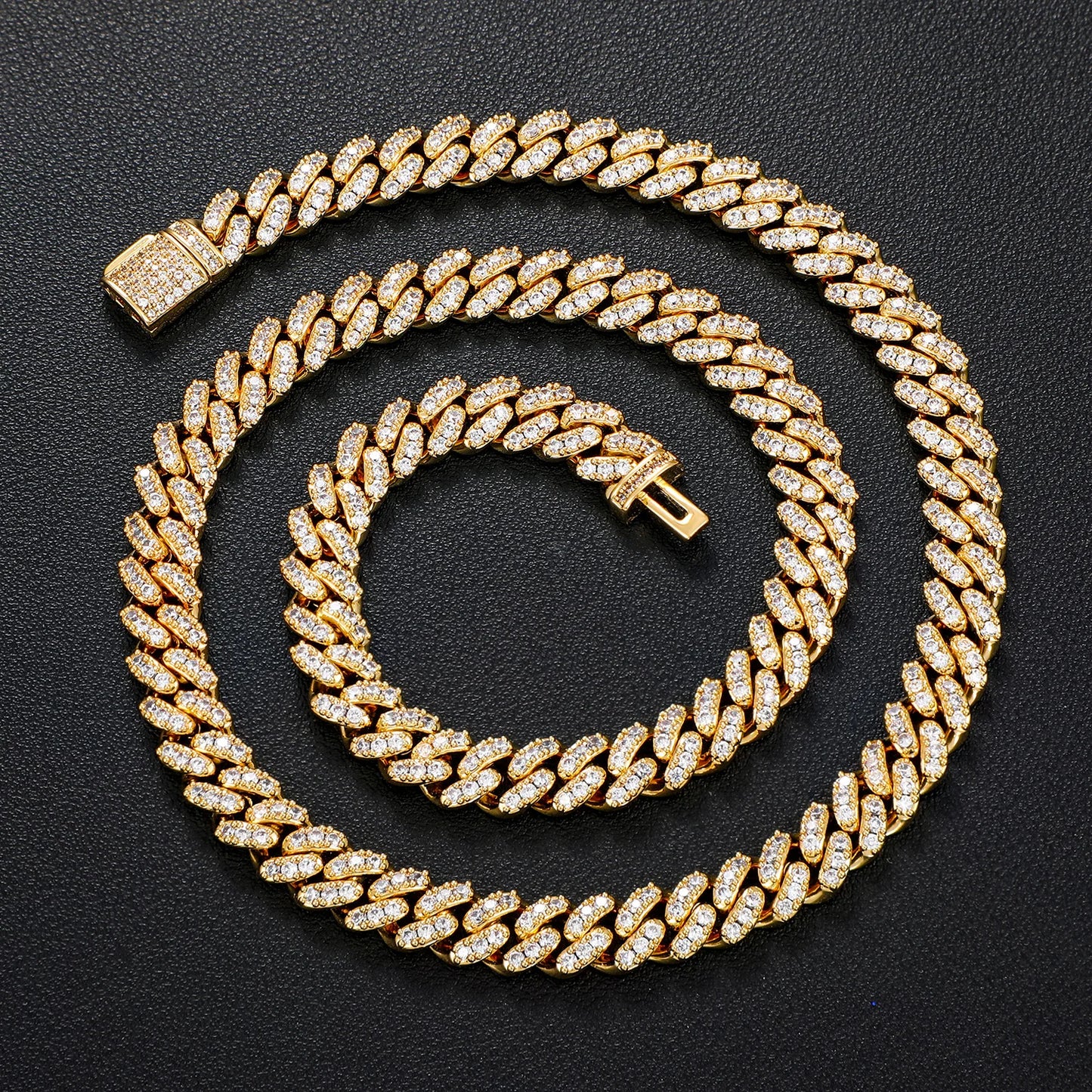 6mm 8mm Width Miami Cuban Chain Necklace For Women/Men's