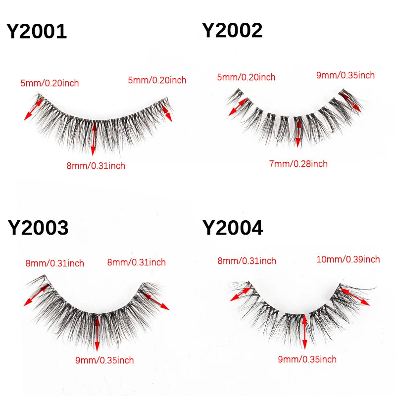 Lashes 3/7/10 3D Faux Mink Lashes Dramatic Fluffy Soft Extension Makeup Tool
