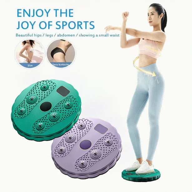 Waist Twisting Disc Magnetic, Massage Body Trainer Abdomen, Body Shaping Device Fitness Equipment