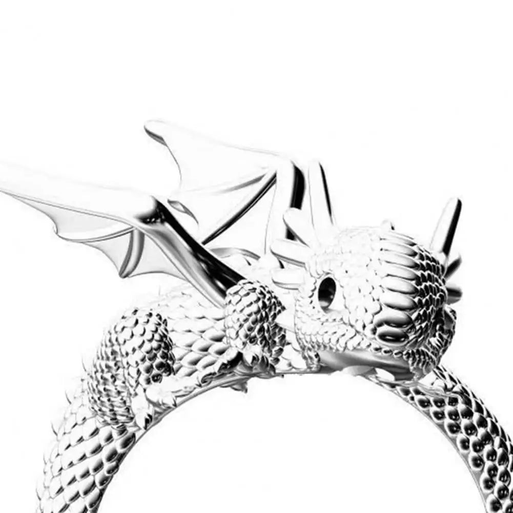 Dragon Rings Pterosaur Wings Alloy Opening Adjustable Rings