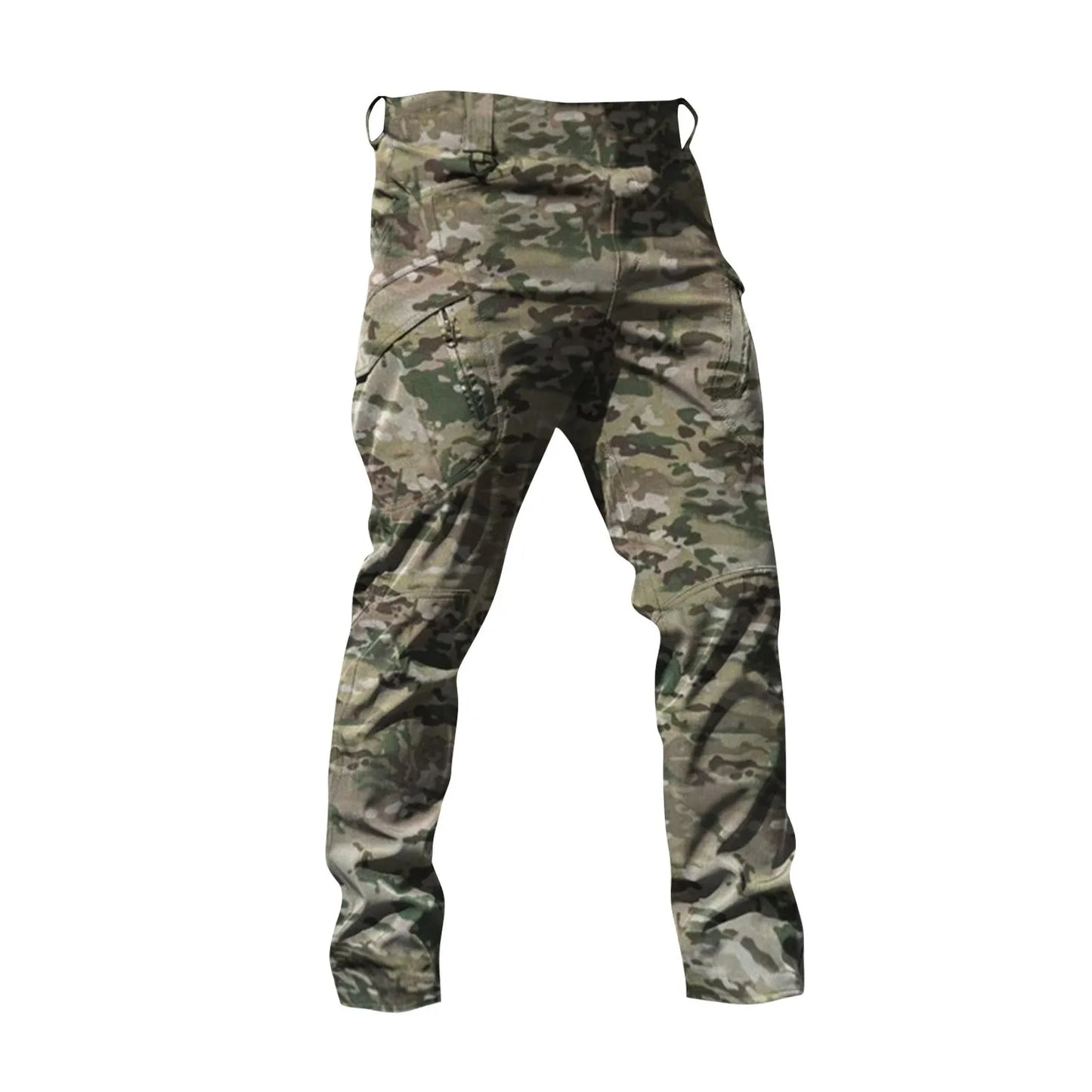 Outdoor Stretch Water-Resistant Hiking and Wear-Resistant Camouflage Pants