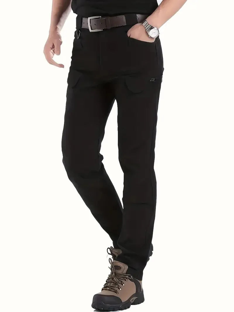 Men's cargo underpants, El Pants, Large Size, bottom ankle twill pants, work adjustment fit easy pants