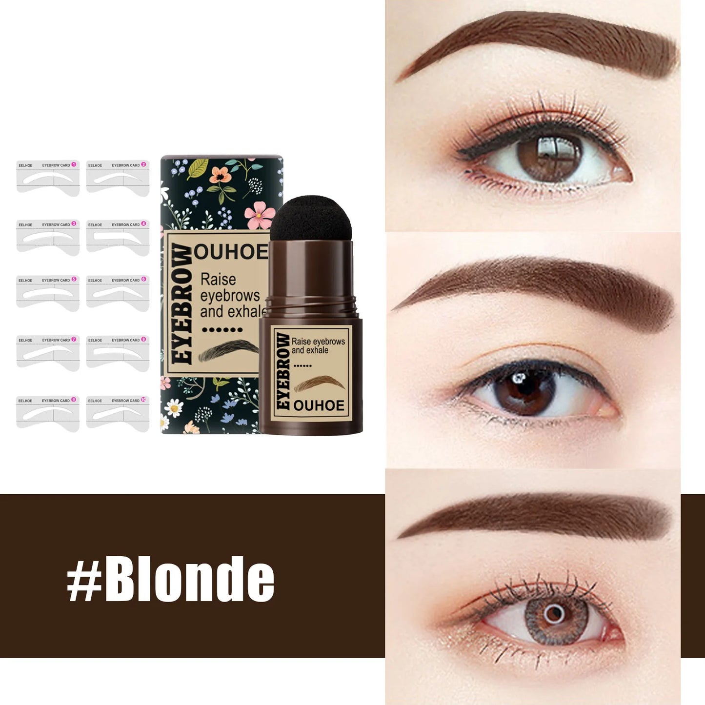 Seal Eyebrow Powder Stick, Waterproof, Sweat Proof, No Shedding, Shadow Powder