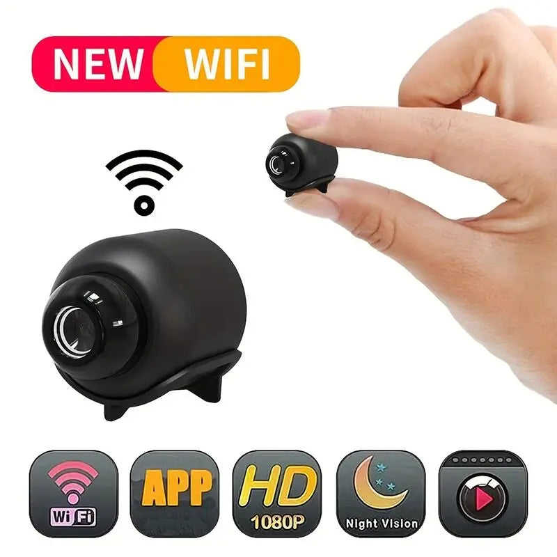 New X5Mini Night Vision 1080P Wireless Surveillance Camera, Lightweight Clear Portable Motion Detection, Premium Quality