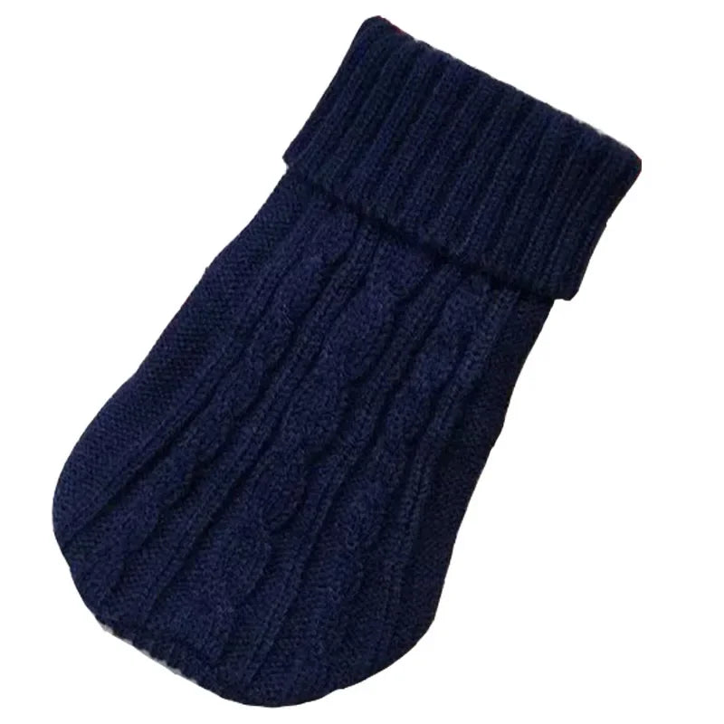 Dog Winter Clothes Knitted Pet Clothes For Small Medium Dogs, Chihuahua Puppy Pet Sweater/Yorkshire Pure Dog Sweater Ropa Perro
