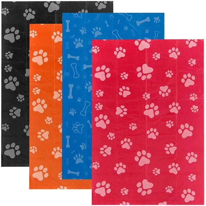 120 Rolls Dog Poop Bag Outdoor Cleaning Poop Bag, Outdoor Clean Pets Supplies for Dog 15Bags/Roll, Refill Garbage Bag Pet Supplies