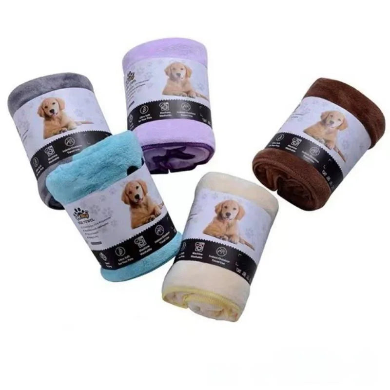 Pet Absorbing Towel  - Quick-Dry Bath Towel for Dogs & Cats, Lint-Free, Ultra Thick