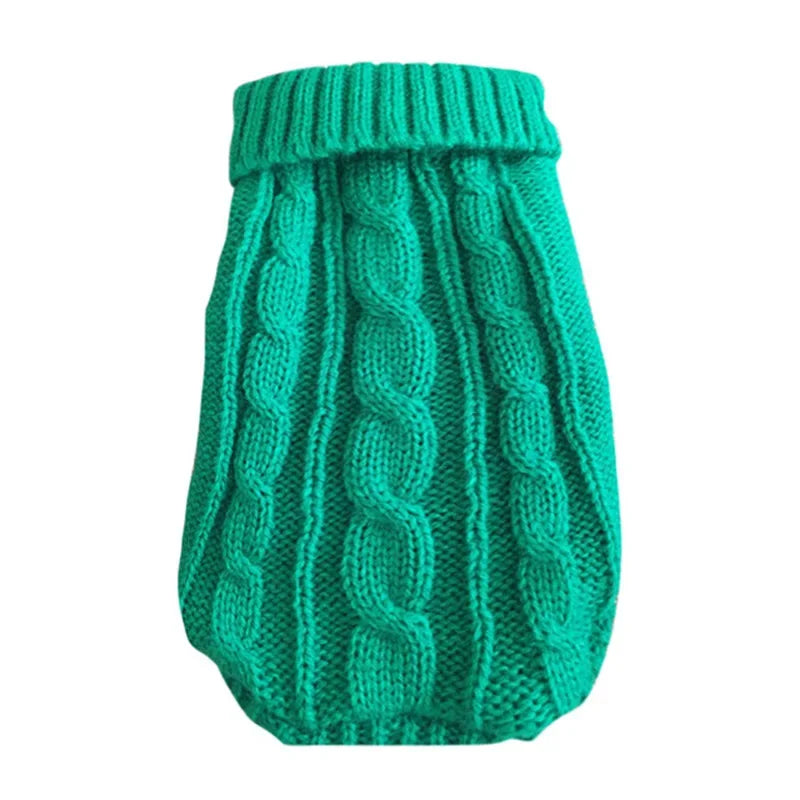 Dog Winter Clothes Knitted Pet Clothes For Small Medium Dogs, Chihuahua Puppy Pet Sweater/Yorkshire Pure Dog Sweater Ropa Perro