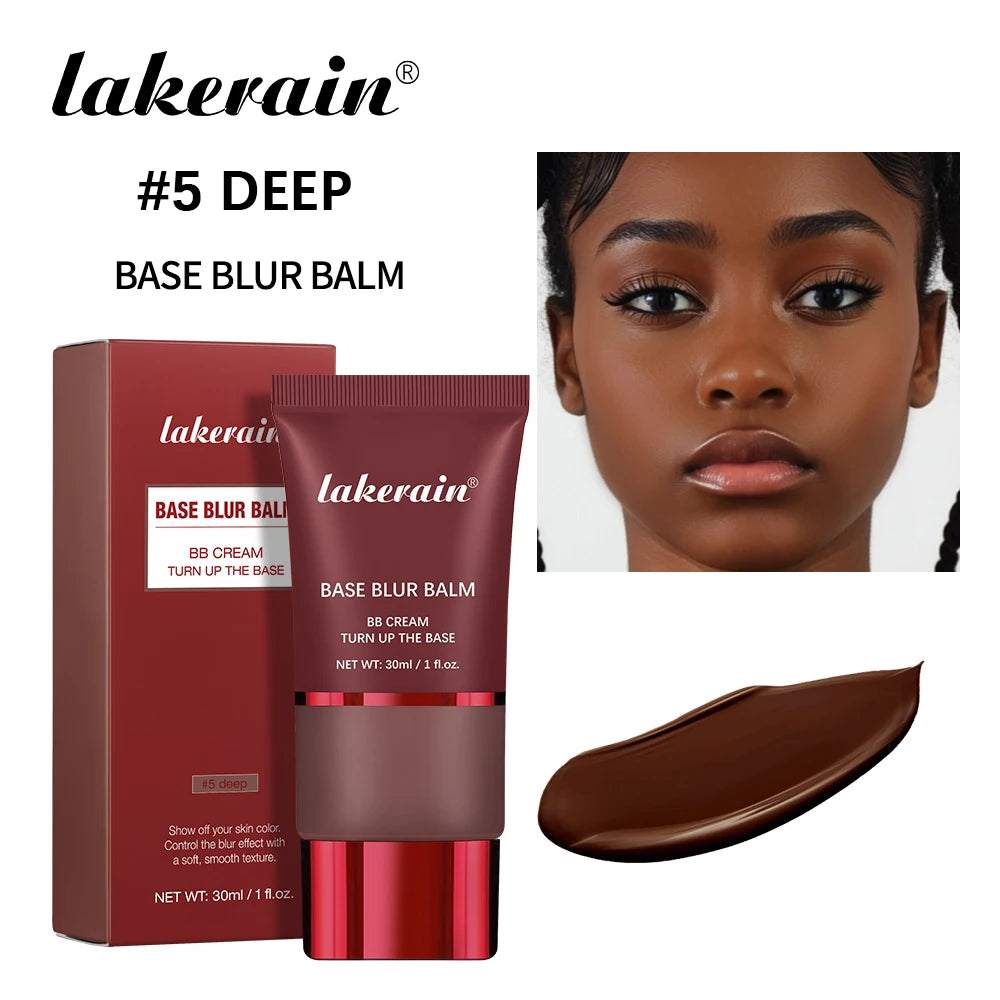 Matte Base Blur Balm Soft Light Focus Matte Cream Coverage Concealer, Waterproof Long-lasting Natural Foundation Cosmetics Makeup