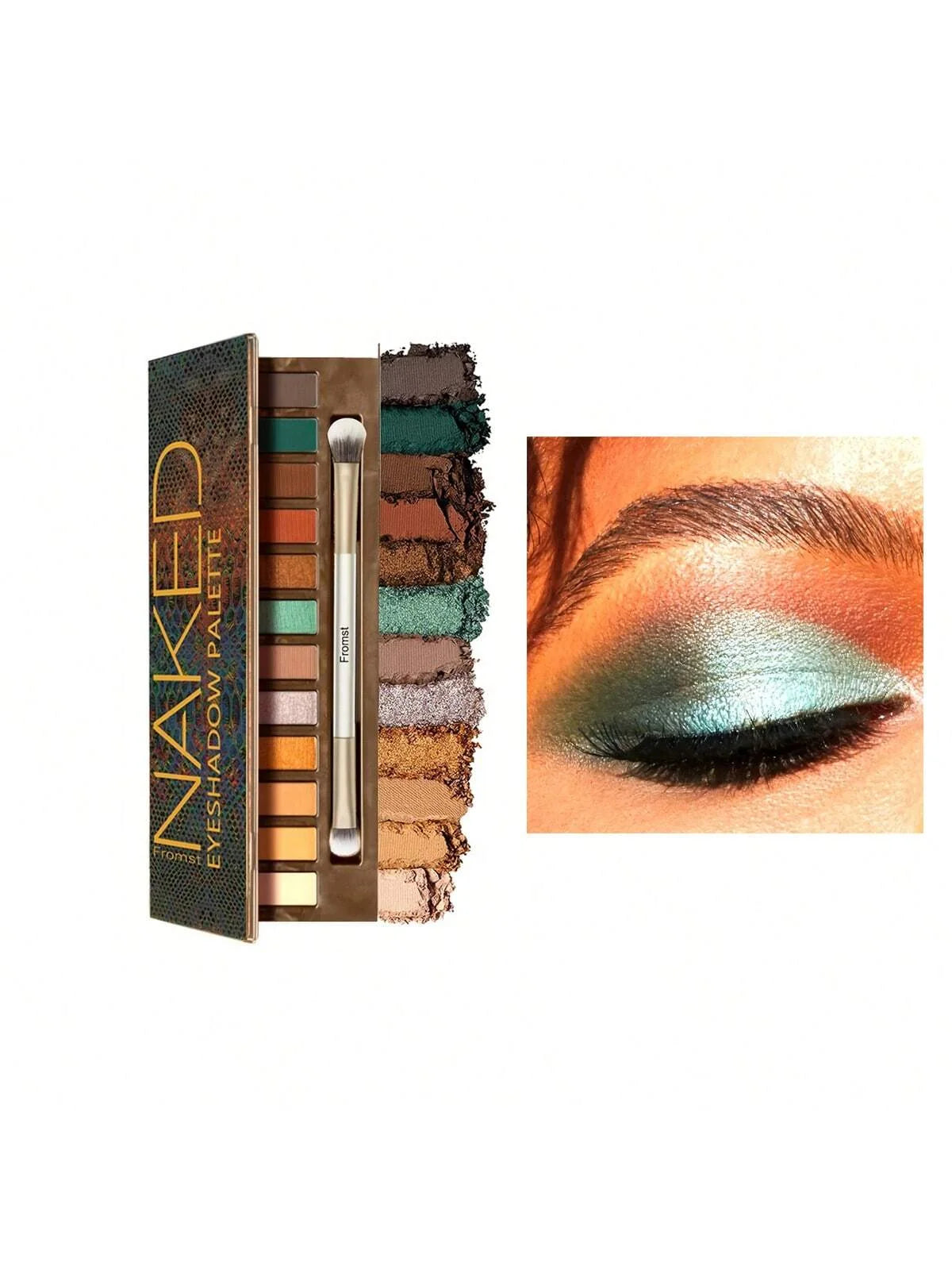 The 12-color Urban Decay Naked Heat Eyeshadow Palette.