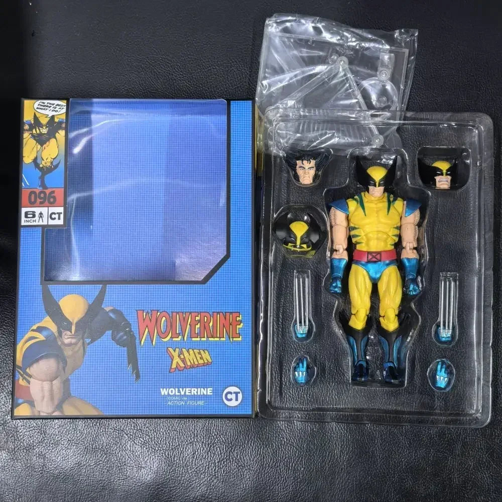 Ct Toys Wolverine Mafex 096 138 Manga Version, Action Figure, Logan Classic Battle Suit Marvel Mobile Hot Sale