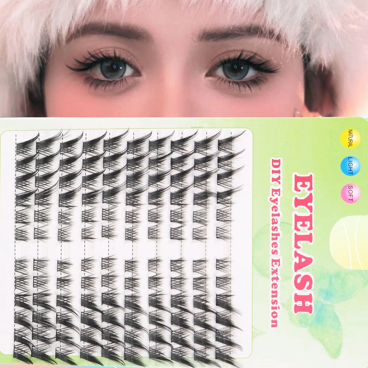 Lash Clusters Eyelash Extensions 120 Pcs Eye Individual Lashes Extension