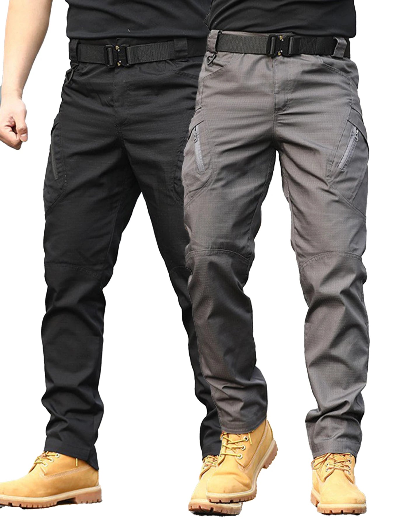 Men's Cargo pants, Large Size twill adjustment fit easy pants