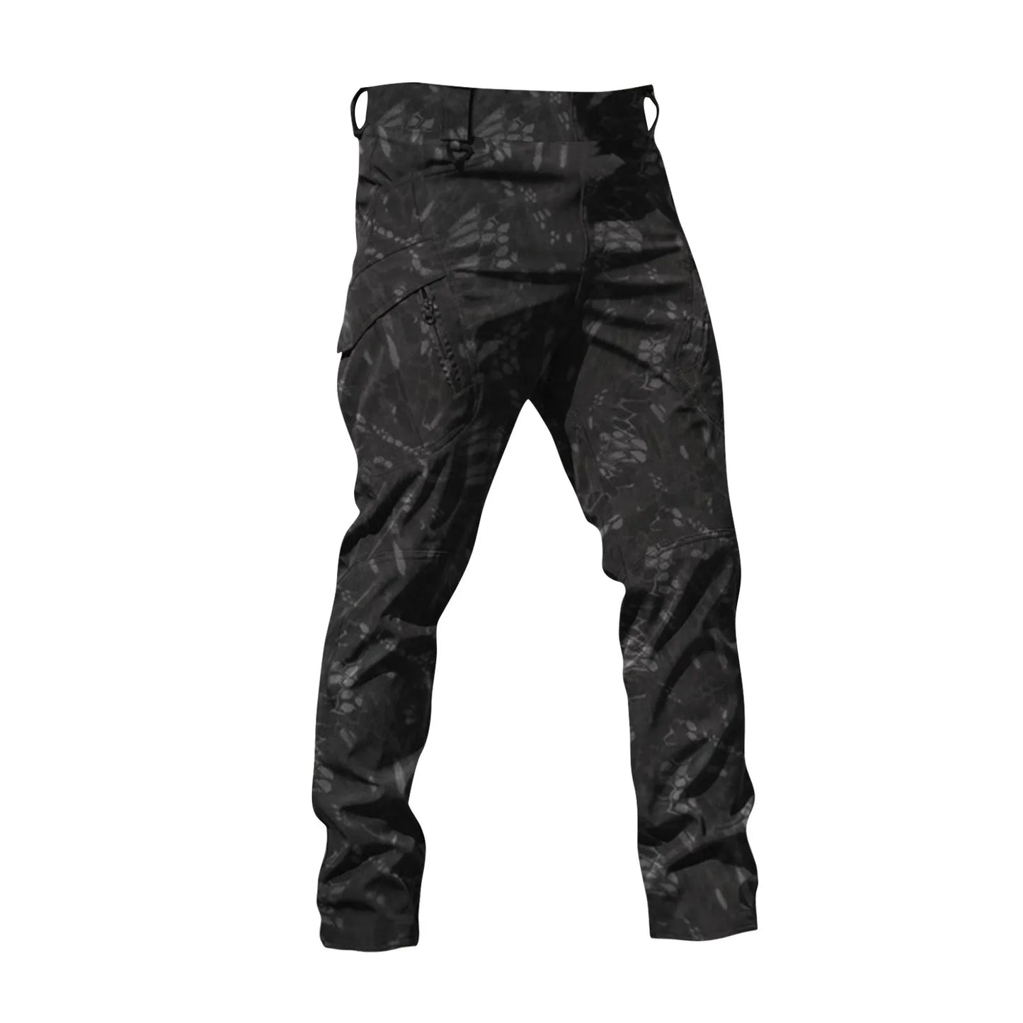 Outdoor Stretch Water-Resistant Hiking and Wear-Resistant Camouflage Pants
