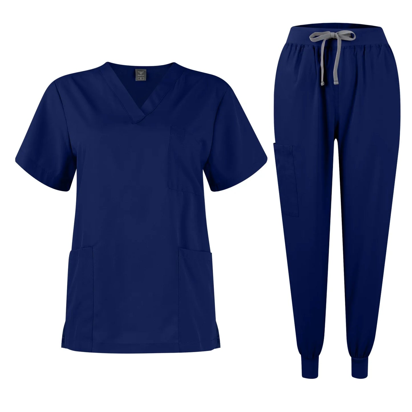 Medical Nurse Uniform 2Piece Workwear Medical Scrubs Set Hospital Uniform Surgery Dentist Overalls Spa Clinical Beauty Work Wear