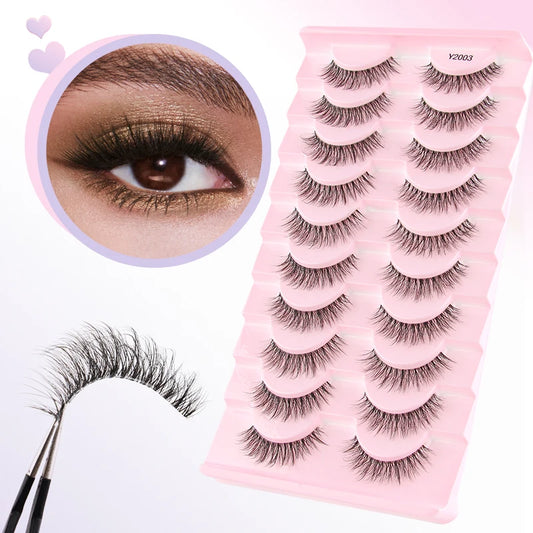 Lashes 3/7/10 3D Faux Mink Lashes Dramatic Fluffy Soft Extension Makeup Tool