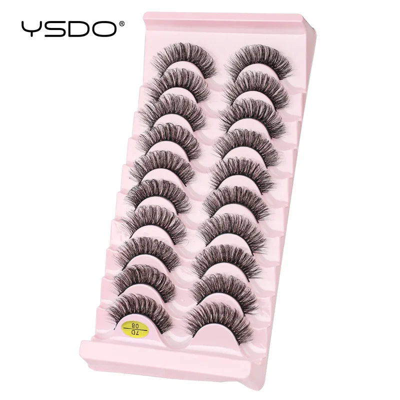 Lashes 3/7/10 3D Faux Mink Lashes Dramatic Fluffy Soft Extension Makeup Tool