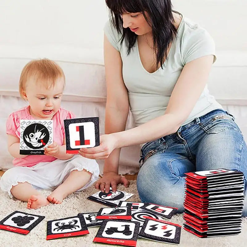 Toddler Soft Books, Alphabet Number Bath Cloth Books, Portable Early Childhood Enlightenment Books for Kids