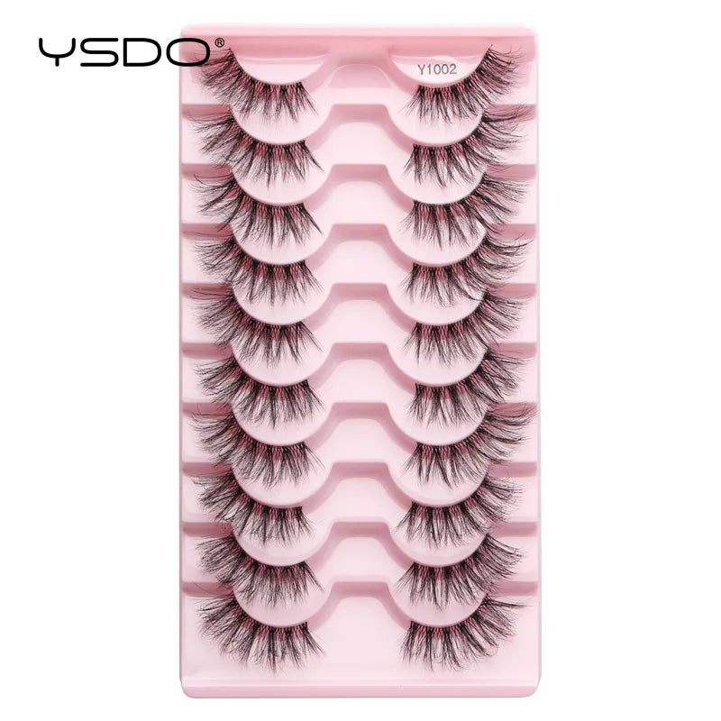 Lashes 3/7/10 3D Faux Mink Lashes Dramatic Fluffy Soft Extension Makeup Tool