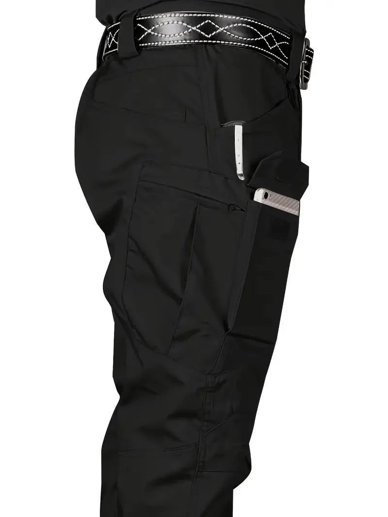 Men's cargo underpants, El Pants, Large Size, bottom ankle twill pants, work adjustment fit easy pants