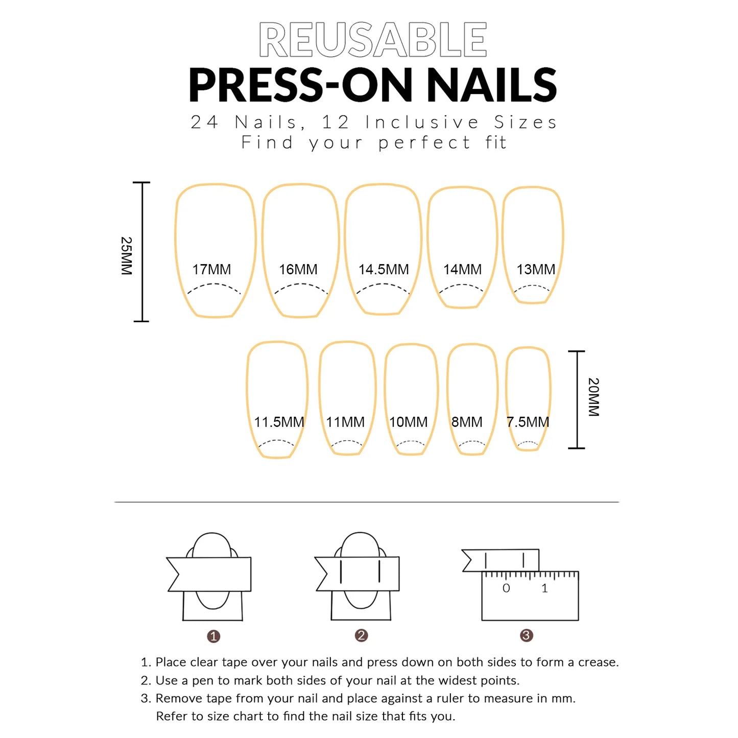 Pink Press on Nails with Glitter Setting Durable & Never Splitting Comfort Fake Nails