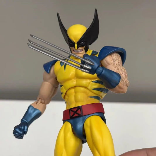 Ct Toys Wolverine Mafex 096 138 Manga Version, Action Figure, Logan Classic Battle Suit Marvel Mobile Hot Sale