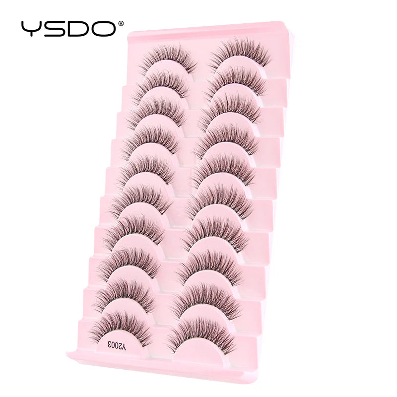 Lashes 3/7/10 3D Faux Mink Lashes Dramatic Fluffy Soft Extension Makeup Tool