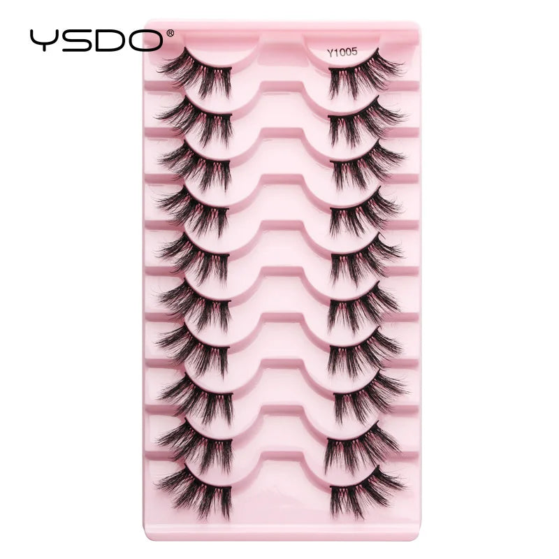 Lashes 3/7/10 3D Faux Mink Lashes Dramatic Fluffy Soft Extension Makeup Tool