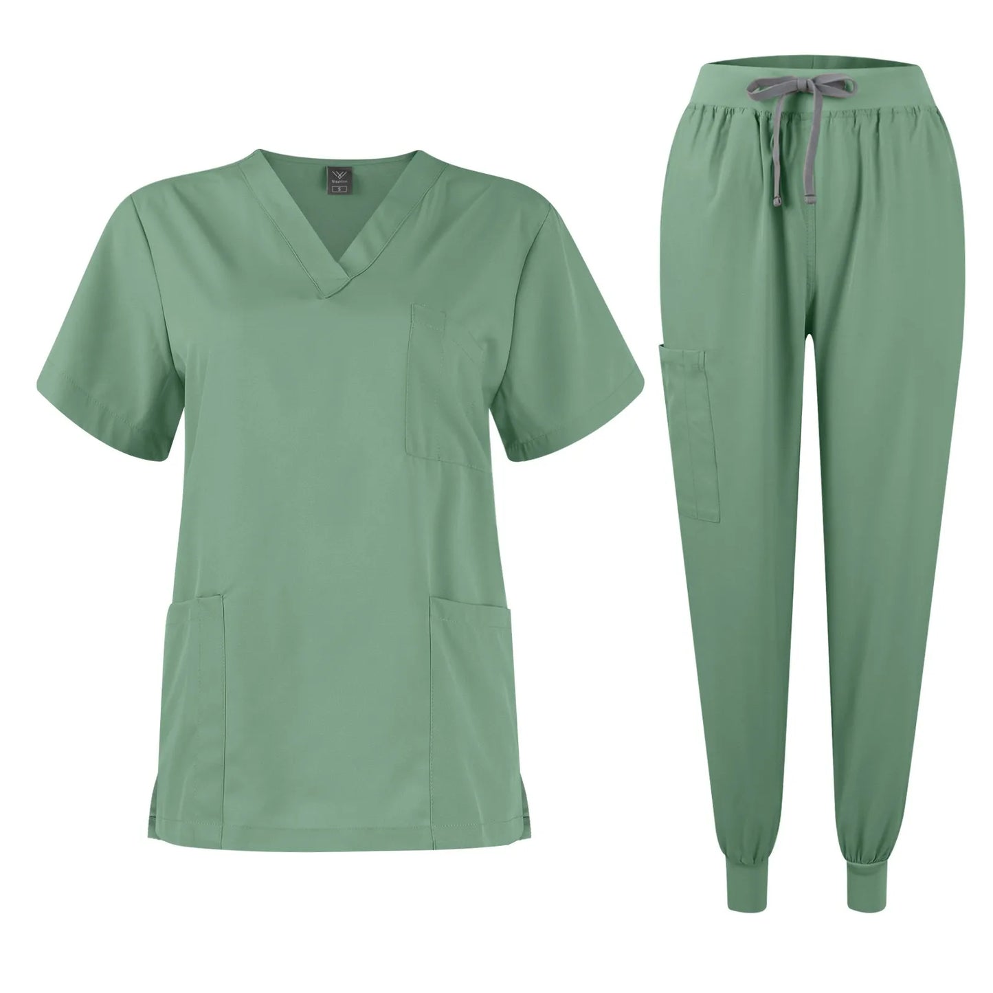 Medical Nurse Uniform 2Piece Workwear Medical Scrubs Set Hospital Uniform Surgery Dentist Overalls Spa Clinical Beauty Work Wear